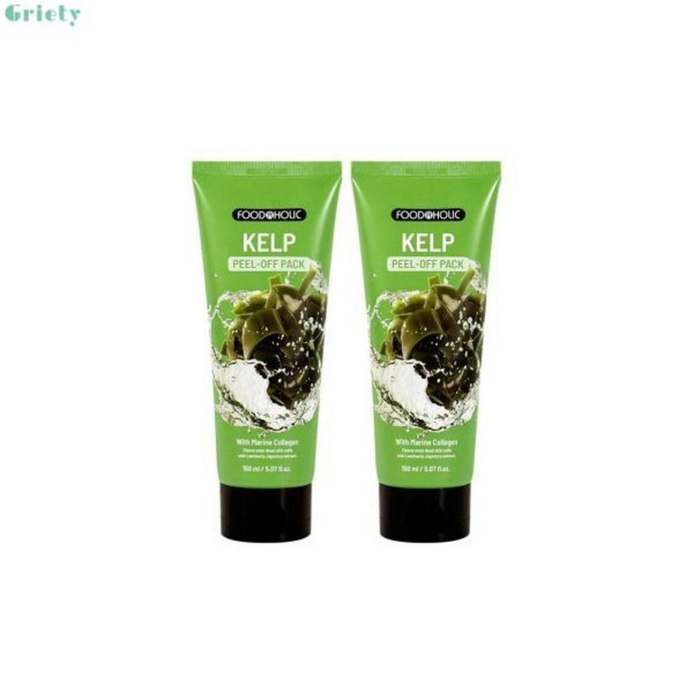 (2 Pieces) Aholic Collagen Peel Off Pack 150ml / Kelp, 2 Pieces