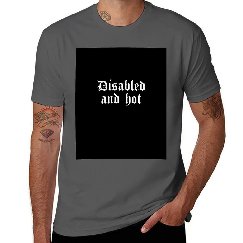 Disabled And Hot Tshirt Light Athletic Short Sleeve Tee Shirt