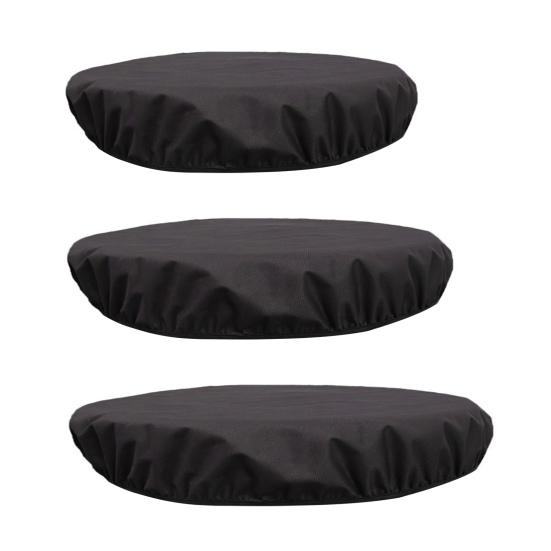 Круглый чехол для костра 600D Oxford Fabric Водонепроницаемый чехол, устойчивый к разрывам, защитный чехол для костра с эластичной кромкой для наружных встроенных каменных кострищ