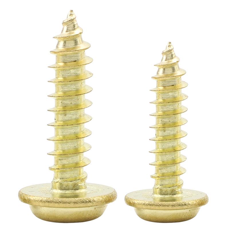 Саморезы PWA Gold с круглой и плоскоконической головкой и шайбами M1.7-M5