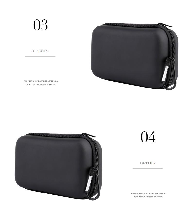 Сумка для хранения из ЭВА на молнии для внешних аккумуляторов, наушников, кабелей, жестких дисков и телефонов