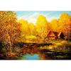 5D DIY Алмазная картина Осенний пейзаж Домашнее украшение Алмазная вышивка