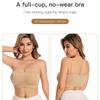 Большие размеры женской груди, нижнее белье Boob Tube Top, красивая спина и открытые плечи, женское нижнее белье