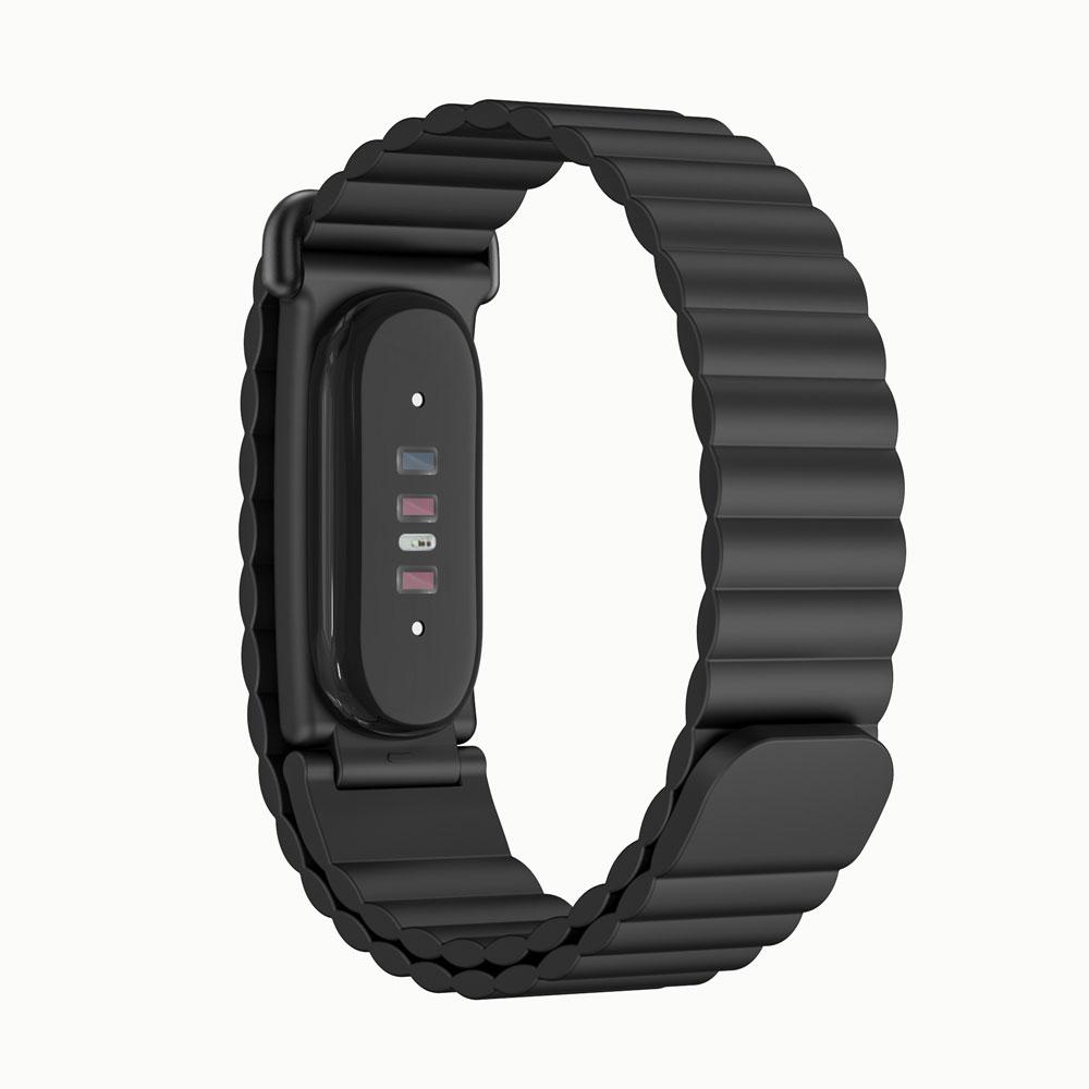 Магнитный силиконовый ремешок для Google Fitbit Air Регулируемый Без отверстий Текстурированный Водонепроницаемый Спортивный ремешок на запястье для Google Fitbit Air