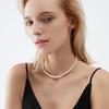 Natural Freshwater Pearl Necklace 925 Sterling Silver Jewelry for Women Gift