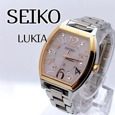 Б/у [Хорошее состояние] SEIKO Rukia 1B32-0AF0 Радио-солнечные Розовые