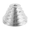 Aluminum Pulley Wheel 5 Step Design Suitable for A Type V Shaped Pulley