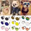 Retro Round Frame Pet Sunglasses for Dogs and Cats - Creative and Funny Toy Glasses