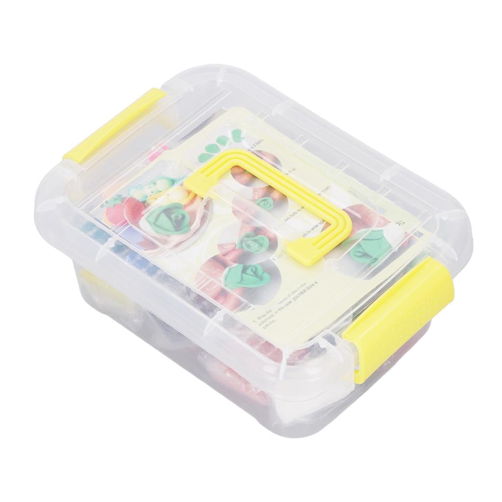 Polymer Clay Handcraft DIY Colored Clay High Ductility Plasticity Molding Clay with Tutorial for Over 3 Years Old Kids