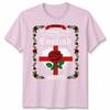 English St Georges Day Idea For Unisex Rose English Flag Tshirt