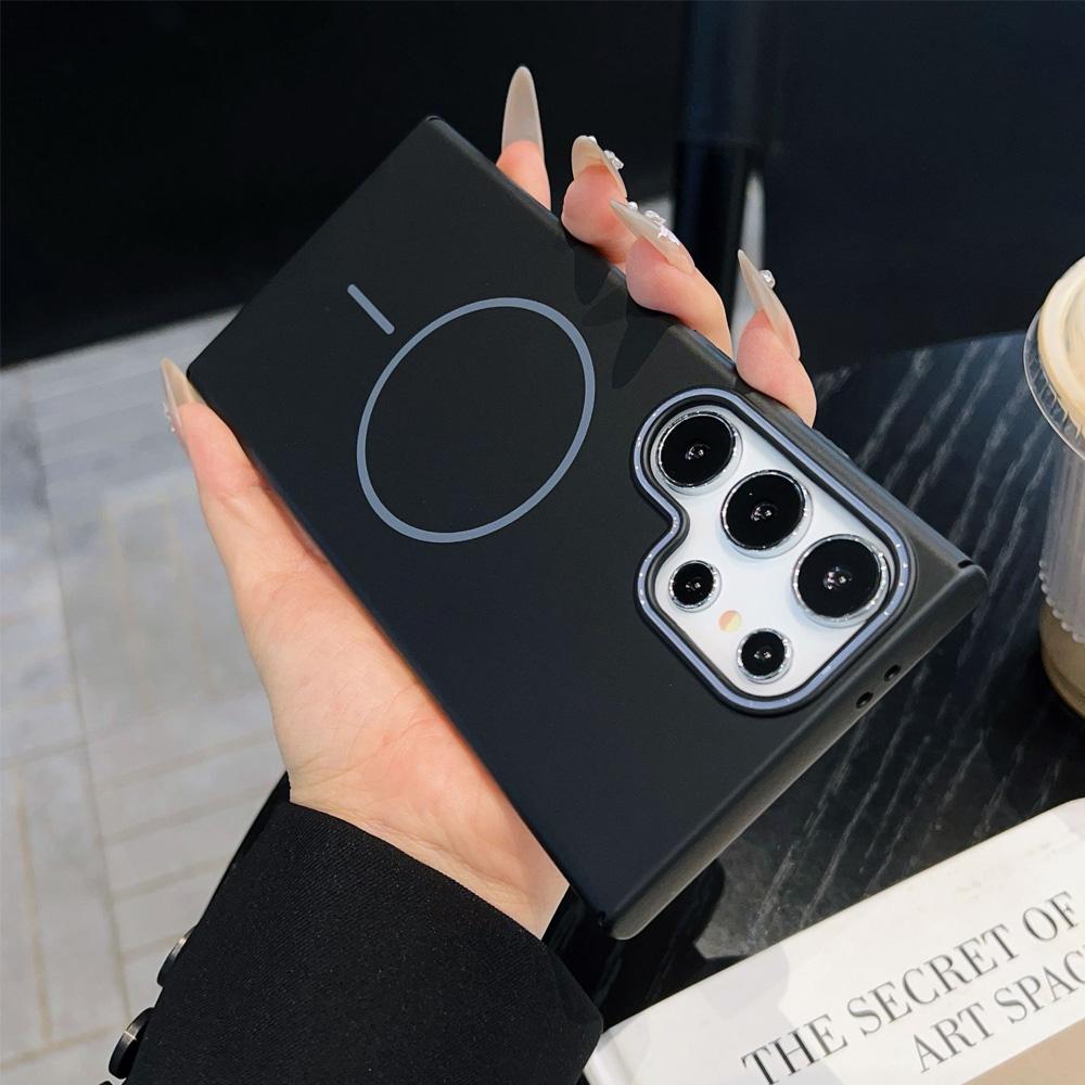 Luxury Slim Magnetic Case For Samsung Galaxy A55 A56 A26 A36 A06 A35 A25 A16 A15 5G Wirless Charging Matte Shockproof Hard Cover