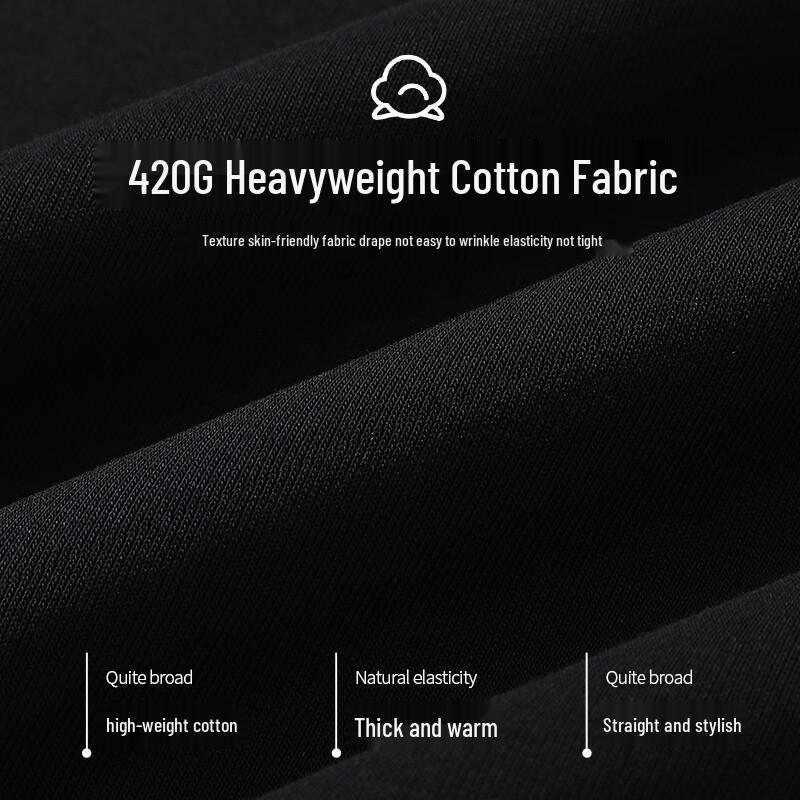 Jeanswest Men's Thickened Fleece Round Neck Sweatshirt