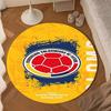 Colombian national football team Round mat, Anti-slip Circle Carpet Chair rug For livingroom,Bedroom, doormat home decor Gift Christmas Gifts