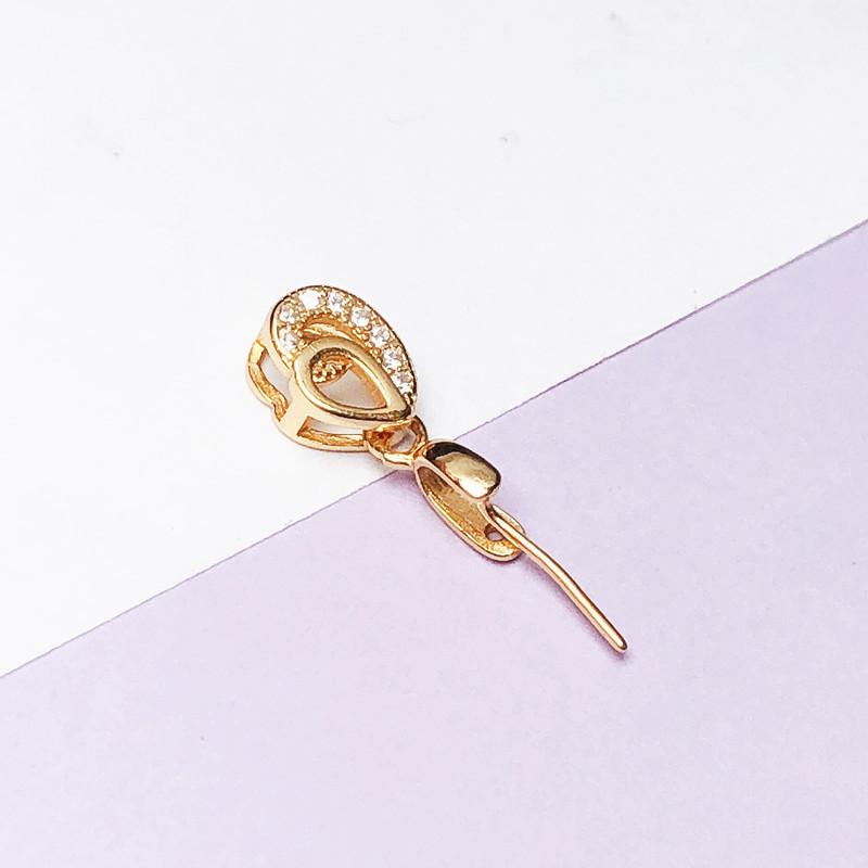 Пряжка из стерлингового серебра S925 для ожерелья Jade Buddha/Guanyin Pixiu