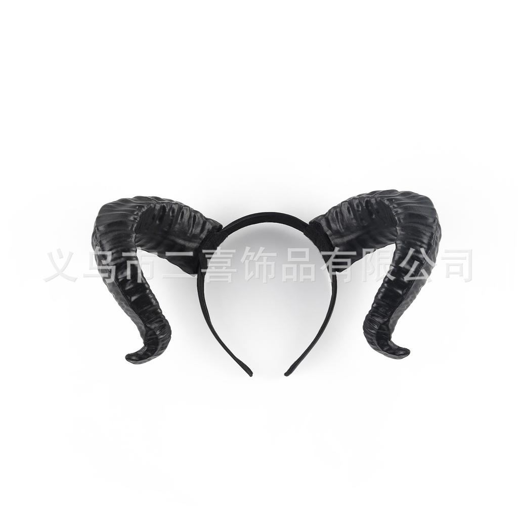 Halloween Devil Dress Up Headband Goat Horns Headband Headband Party Prom Party Characters Decorative Props