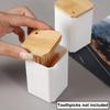 Кухонная коробка для зубочисток Бытовой держатель для зубочисток Контейнер Гостиная Портативный диспенсер для зубочисток Ведро для хранения Коробка для хранения