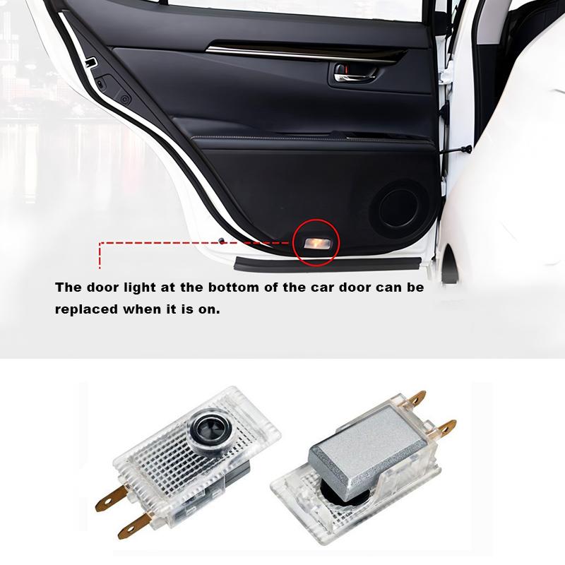2pcs High-definition logo welcome light projection light for car doors For Vauxhall Opel Corsa VXR Astra H J Sinicia Safira