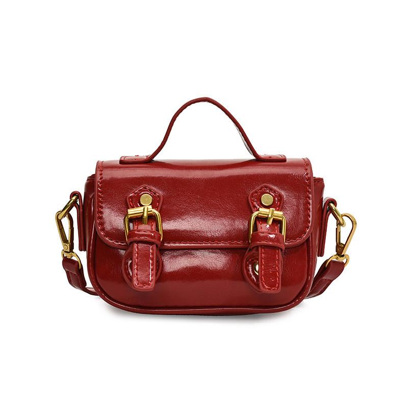 Chic Mini Pu Leather Handbag For Kids Stylish School Bag For Boys And Girls