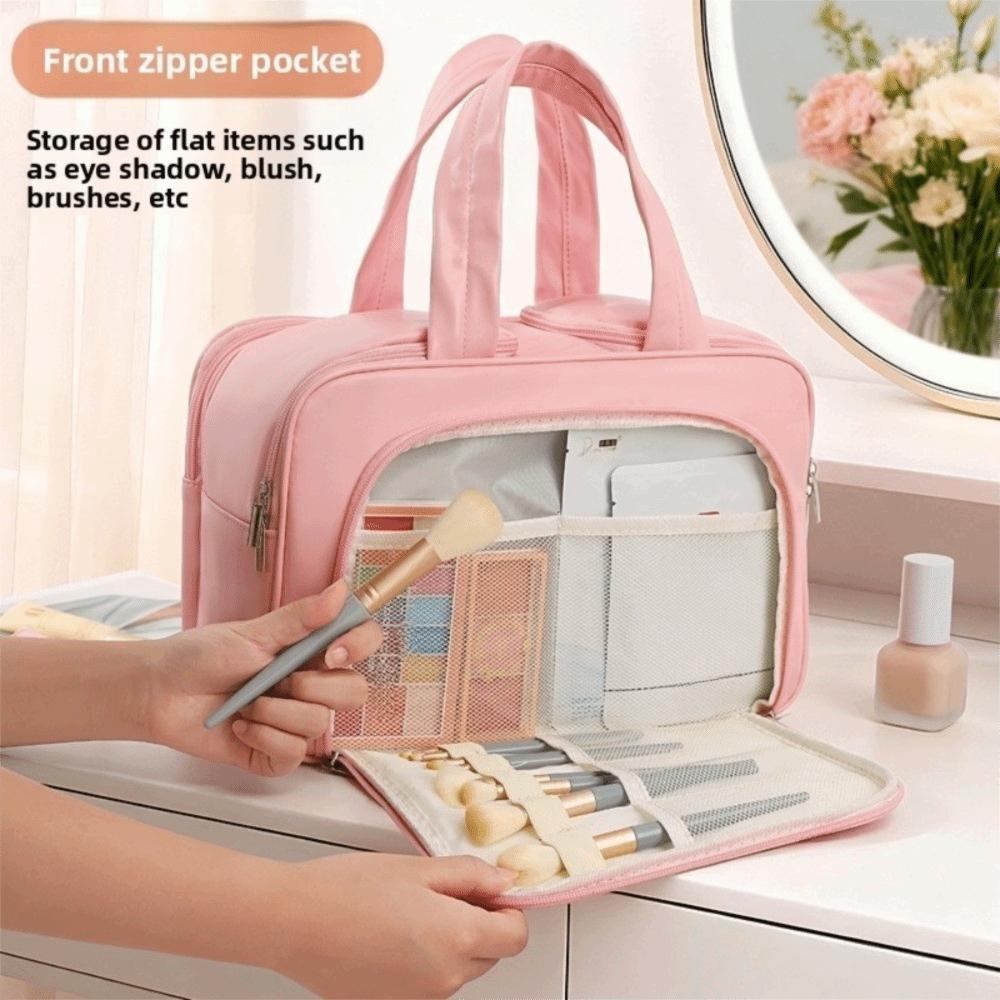 Lightweight Travel Toiletry Bag Large Capacity Cosmetic Container Travel Storage Case Cosmetic