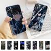 Чехол для телефона Fushiguro Megumi Jujutsu Kaisen Аниме для iPhone 11 13 16 12 17 14 15 Pro Max Plus Мягкий прозрачный задний чехол Coque