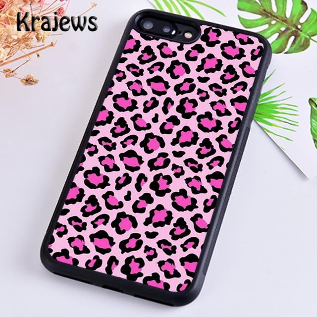 Krajews leopard print scrun Soft Phone Case Cover For iPhone 17 Air 16 15 14 plus 12 pro max coque Shell Fundas
