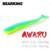BEARKING 80mm 3.2g 10pcs/bag Fishing Lures Soft Lure Artificial Bait Predator Tackle Jerkbaits For Pike And Bass