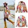 Women's Jackets Inszartrafs Bombers Coat Vintage Fashion Outwear Long Sleeve Tops Casual Loose 2024 Veste Femme Chic Et Élégante