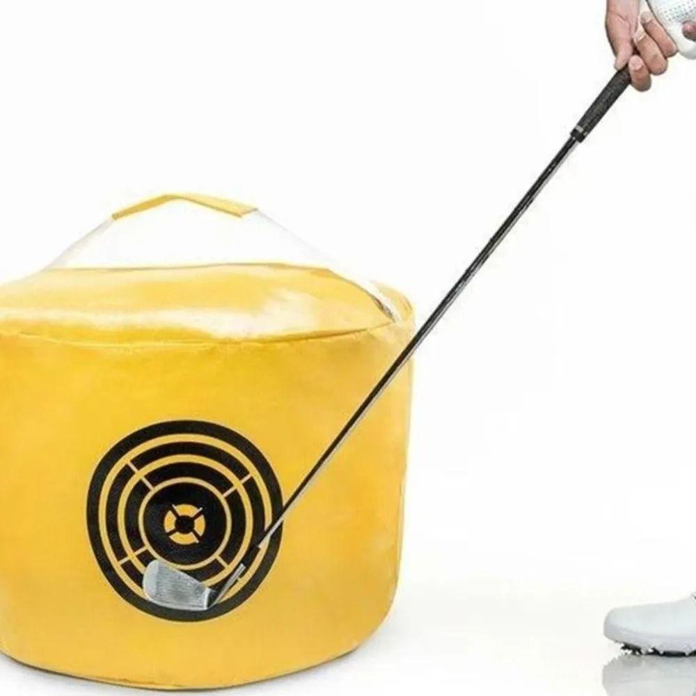 Multifunctional Golf Hitting Bag Improve Accuracy Golf Batting Bag Beginner Assistant