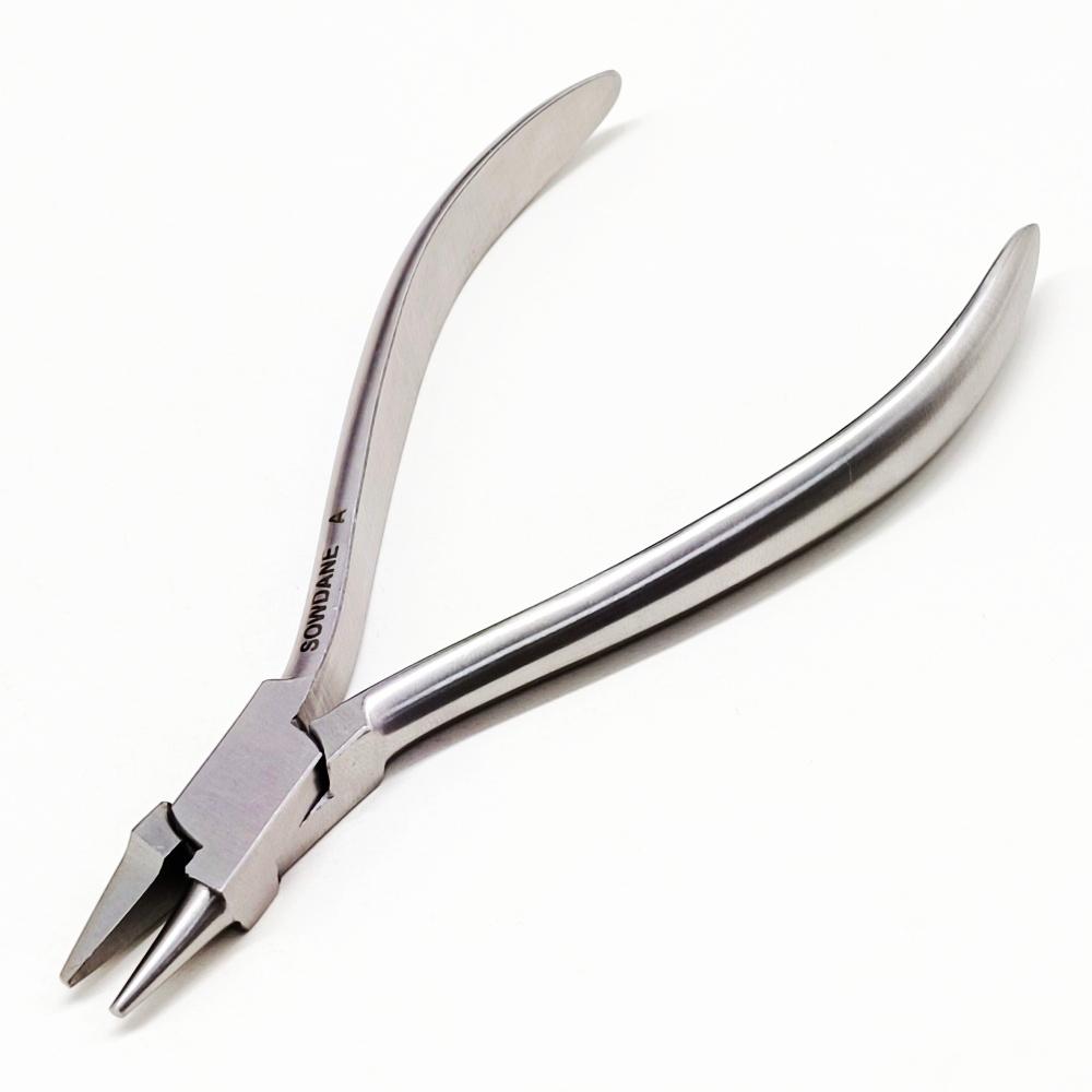 Стоматологические ортодонтические плоскогубцы, лабораторные клещи для гибки проволоки Адама, формовочные плоскогубцы, лабораторный инструмент для проволоки макс. 0,9 мм