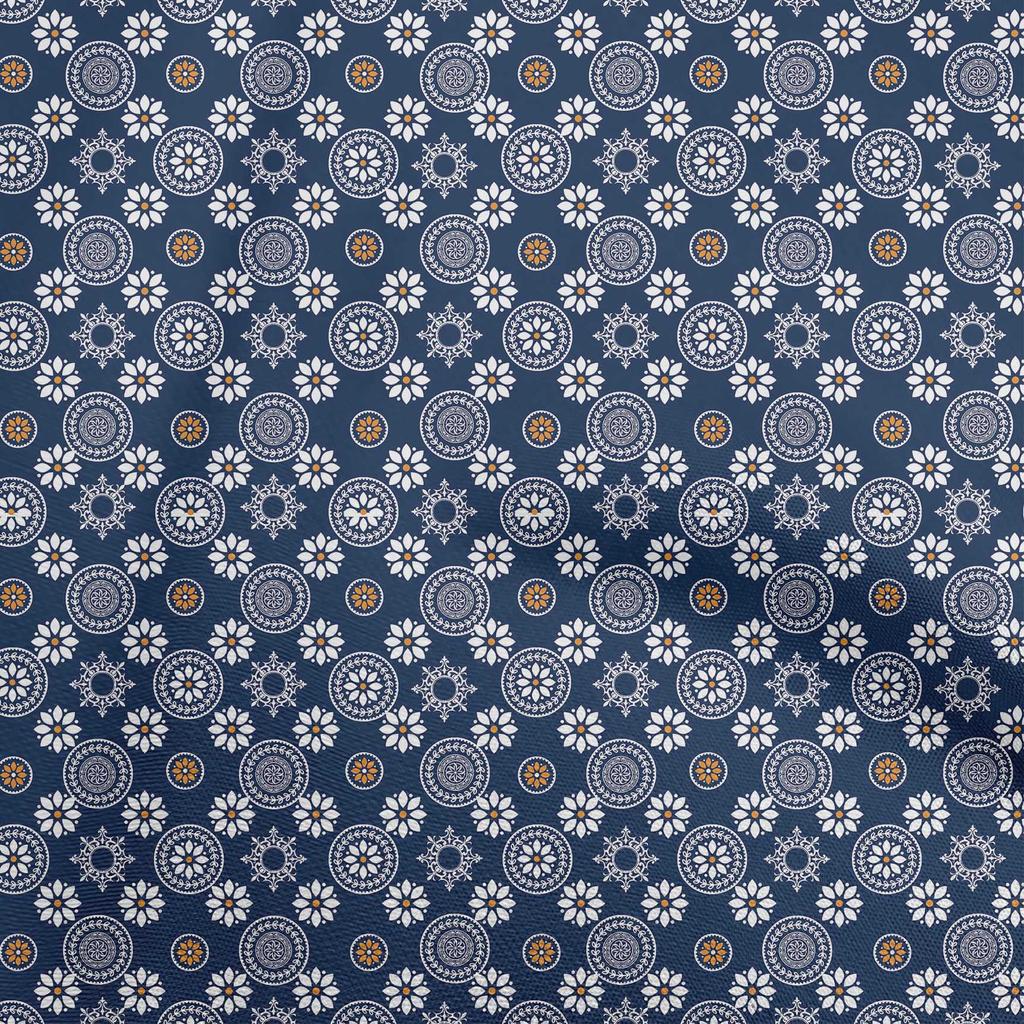 oneOone Ткань Cotton Flex Dusty Brown Block Craft Projects Decor Fabric Printed By The Yard 40 Inch