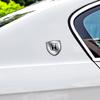 3D Metal Sticker Car Body Trunk Decoration Sticker Shield Shape Car Accessorie For Honda Odyssey City HR-V Jazz Accord Valve Cap AQVBN1