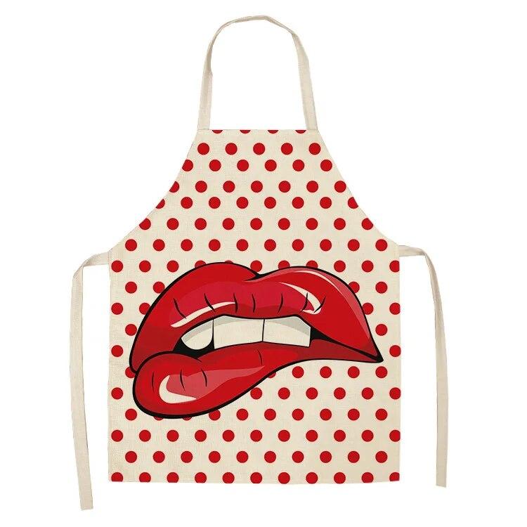 Home Cartoon Character Household Anti-fouling Apron Cloth Art Kitchen Housework Cleaning Oil-proof Smock Delantal Cocina Tablier