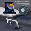 Чехол-книжка YurKem с отделением для ручки для iPad Air 2 4 5 Pro 11 12,9, противоударная подставка, вращающаяся на 360 градусов, мягкие чехлы 10th ipad 10,2