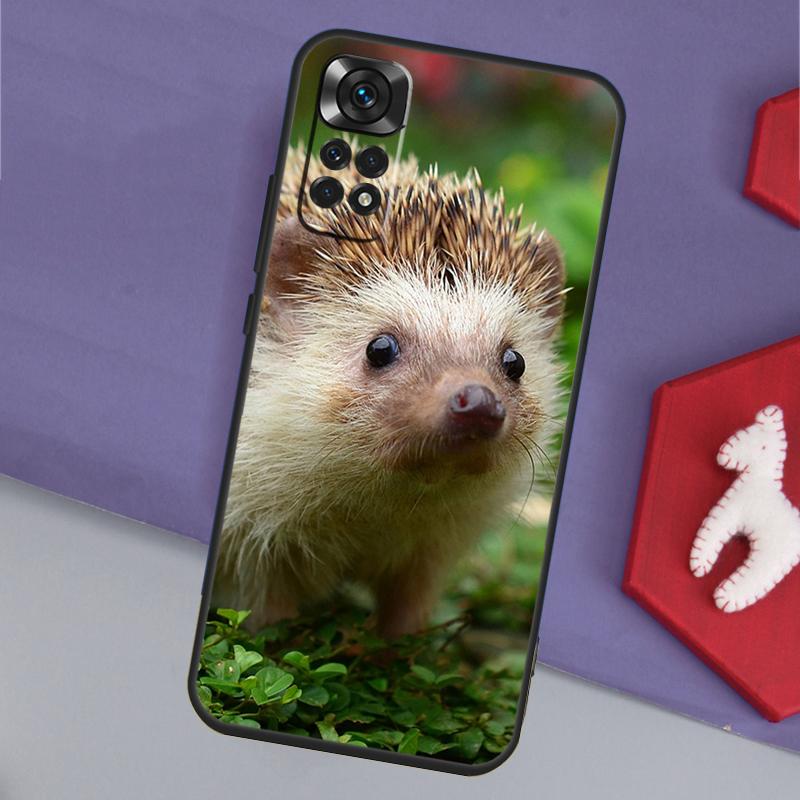 Cute Little Hedgehog Funda For Xiaomi Redmi Note 14 13 12 11 Pro 9 10 9S 10S 11S 12S Redmi 14C 10C 12C 13C Case