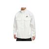 Embroidered Logo Stand Collar Jacket Men Jacket White DR7833-133