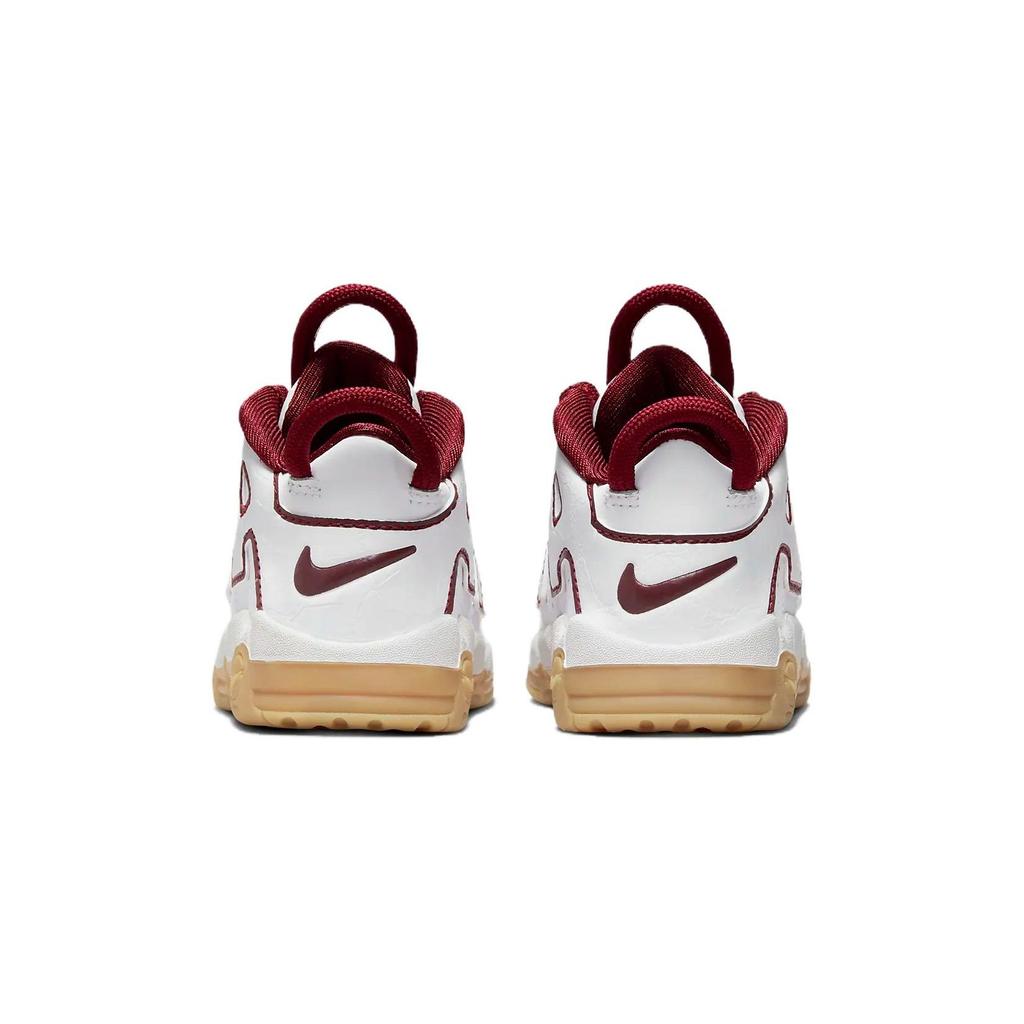 Nike Air More Uptempo Comfortable Versatile Shock Absorbing Durable Low Top Walking Shoes Baby Shoes White HF7711-100