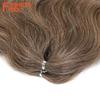 BELLA 24 inch Body Wave Crochet Hair 3PCS Synthetic Hair Braids Fake Hair Ombre Blonde Brown Natural Braiding Hair Extensions