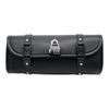 Сумка на руль мотоцикла Сумка на руль передней вилки мотоцикла С замком Водонепроницаемая Искусственная кожа Крутая Ретро Седельная сумка для мотоцикла