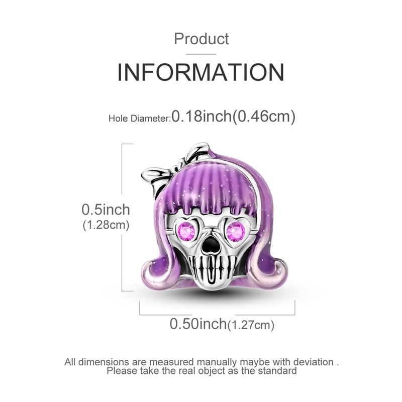 Оригинальные медные подвески-шармы на Хэллоуин: скелет, ведьма, летучая мышь, тыква, череп. Подходят для оригинального браслета-бенгла для женщин.