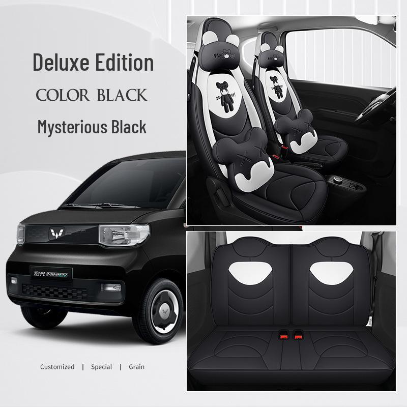Wuling Hongguang Mini EV Leather Cartoon Car Seat Cushion