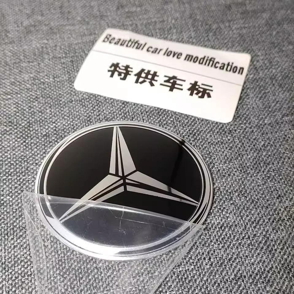 4 шт. 56 мм Наклейка на центральный колпачок колеса автомобиля Аксессуары Mercedes Benz AMG W204 GLC CLA Brabus Smart Maybach W205 W203 W206