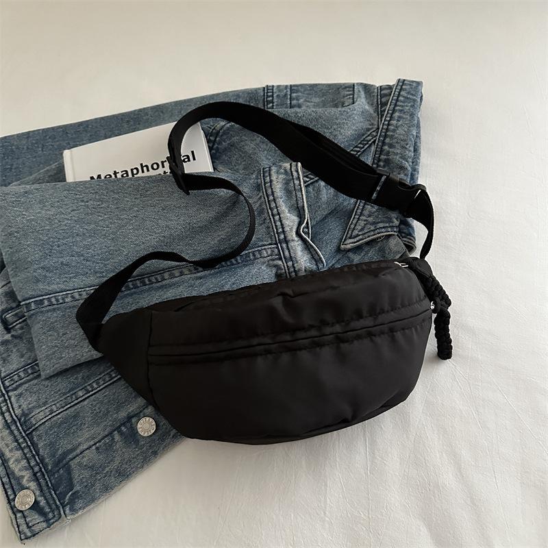Niche Fanny Pack Повседневная Простая Сумка На Плечо Простая Модная Сумка-Месседжер Нагрудная Сумка Трендовая Спортивная Сумка