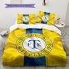 Teplice team logo Pattern Bedding Home Decoration Birthday Gift (1 * duvet cover + 2 * pillowcase, without core)