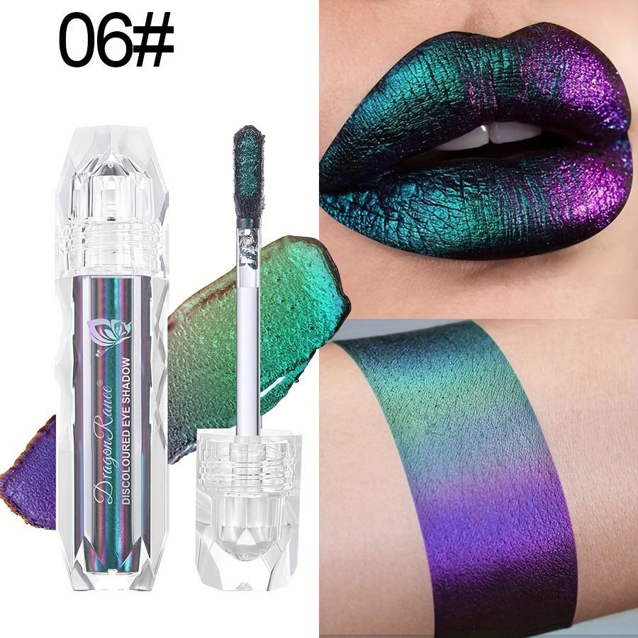 9-цветный металлический блеск для губ с эффектом хамелеона Lip Glzae High Shine Стойкая губная помада коралловых тонов для сценического и хеллоуинского макияжа