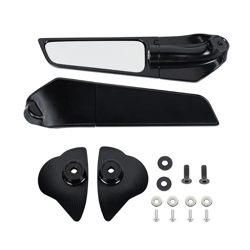 Motorcycle Rearview Mirrors Wind Swivel Wing Multi-angle Adjustable Rotating Mirror Accessories For Yamaha YZF R1 2020 2021 2022