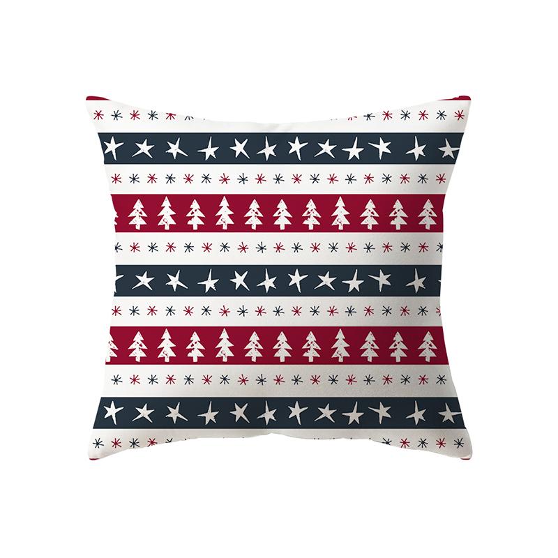 Рождественские украшения с рождественским принтом, чехол для подушки, украшение для дома, гостиной, дивана, подушка, наволочка
