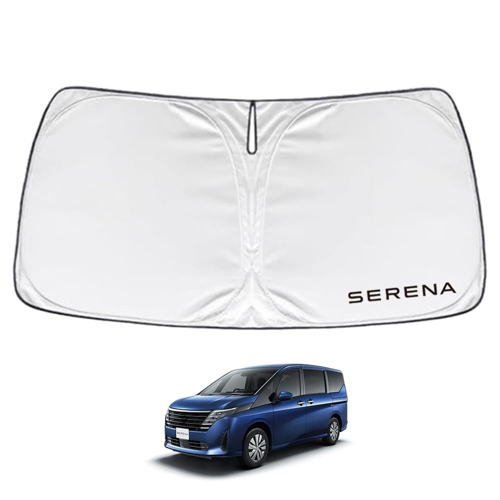 САВАКАКИ Nissan Serena C28 Серия Автомобильный Солнцезащитный Козырек на Лобовое Стекло с Логотипом Защита от Солнца, Изоляция,