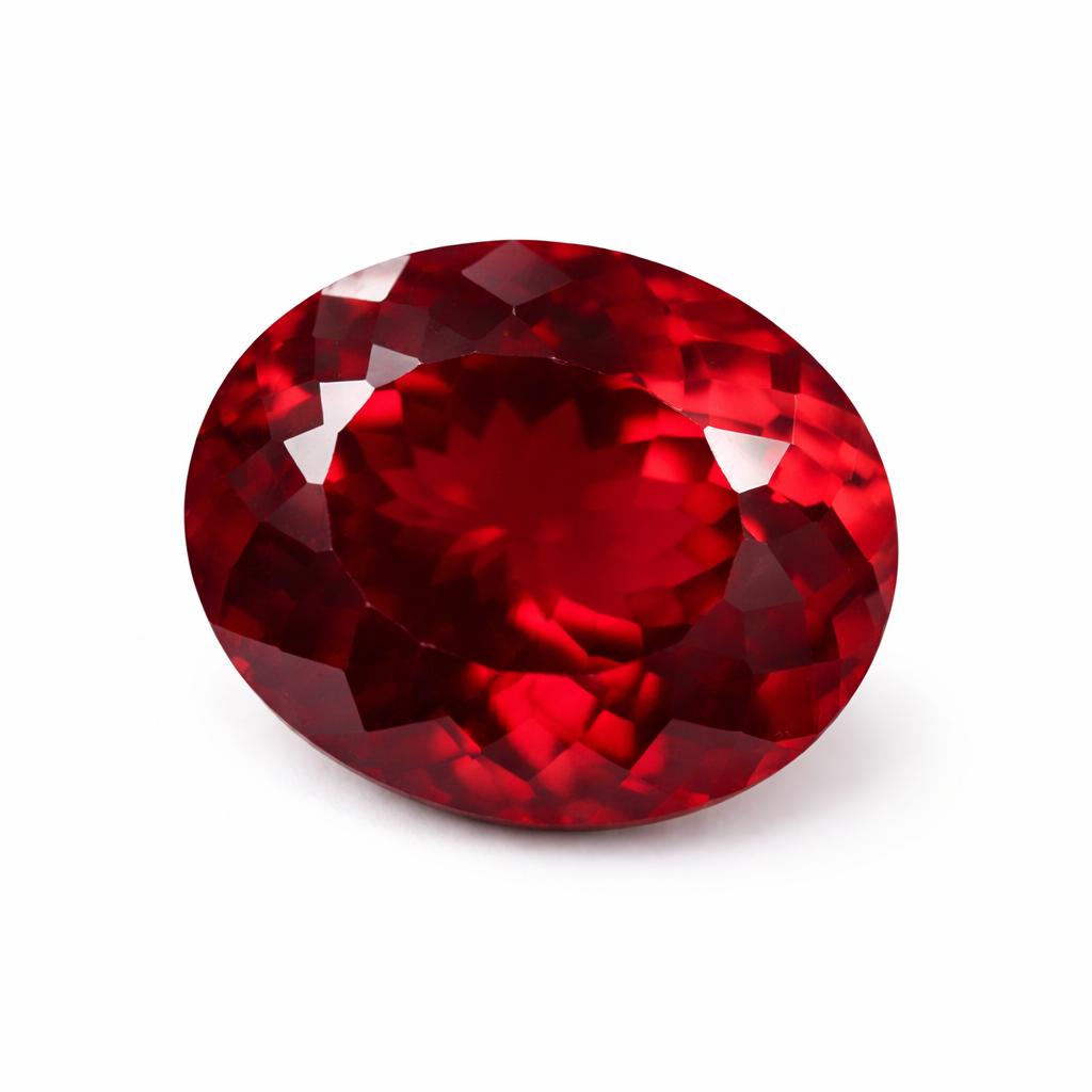 Natural Red Ruby Loose Gemstone Mozambican 10 ct Oval Shape for Her for Jewelry Making and Crafts