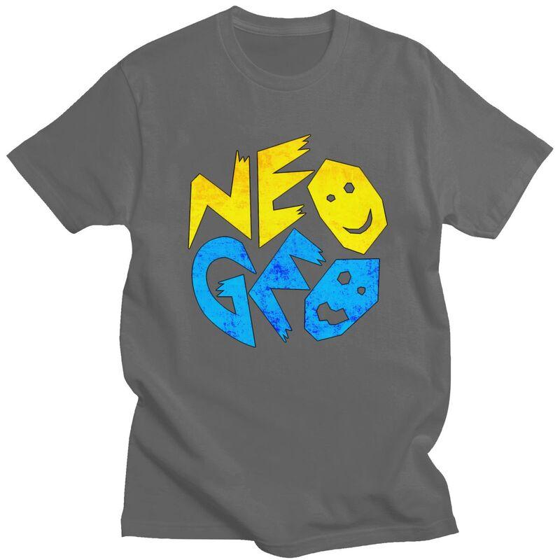 Custom Classic Arcade Game Neo Geo Logo T Shirt Unisex T-shirts Casual Tee Oversized Tshirts Merch