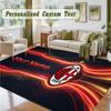 Crystal Velvet Square Rug Custom NameAC Milan Pattern Non Slip Home Floor Decor Rug